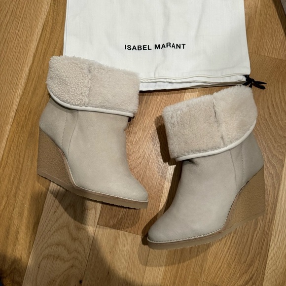 Isabel marant shearling booties totem - Picture 5 of 7